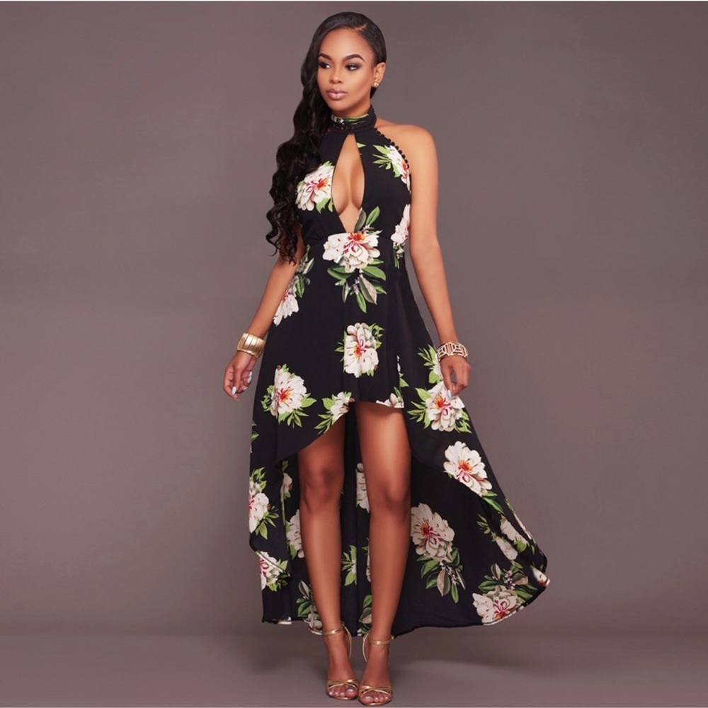 GIRLS TRIP FLORAL MAXI 🌸